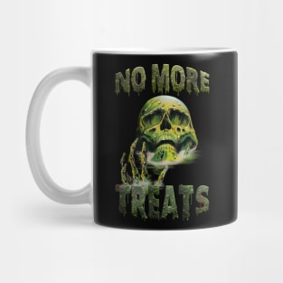 Halloween No More Treats Melting Skull Slime Mug